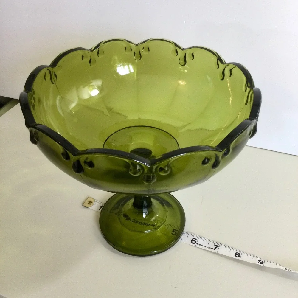 Indiana Glass vintage olive
